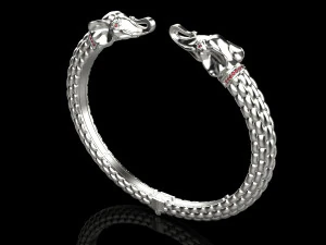 Bracelet Elephant 2130 3D Print Model