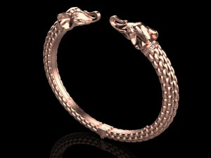Bracelet Elephant 2130 3D Print Model