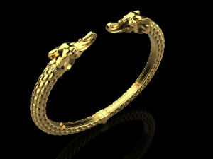 Bracelet Elephant 2130 3D Print Model