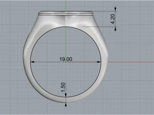 Ring 3832 3D Print Model