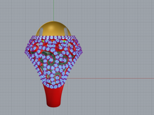 Ring With stones 4171 3D Print Model