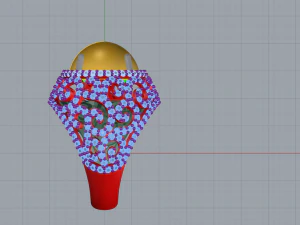 Ring With stones 4171 3D Print Model