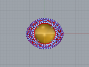 Ring With stones 4171 3D Print Model