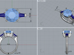 Ring 4222 3D Print Model