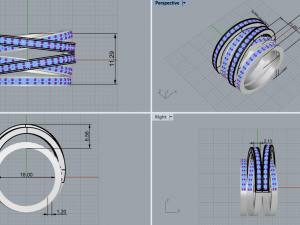 Ring 4228 Modèles 3D en vedette