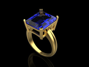 Engagement Ring 4247 Modèles 3D en vedette