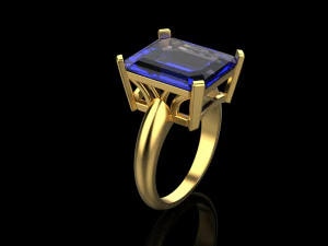 Engagement Ring 4247 3D Print Model