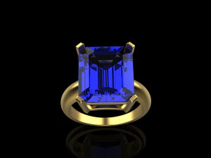 Engagement Ring 4247 3D Print Model