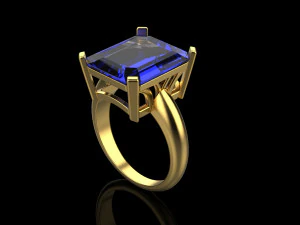 Engagement Ring 4247 3D Print Model