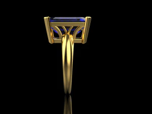 Engagement Ring 4247 3D Print Model