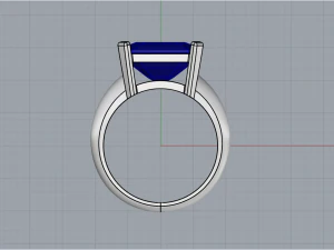 Engagement Ring 4247 3D Print Model