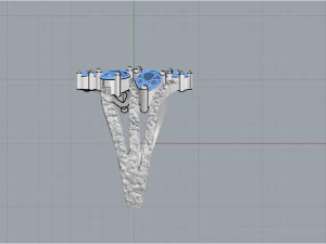 Ring With stones 4249 3D Print Model