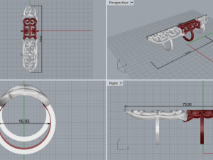 Ring 4597 3D Print Model