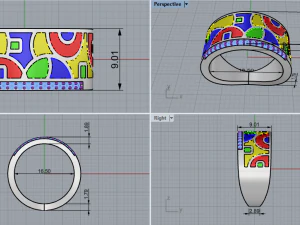 Ring 4591 3D Print Model