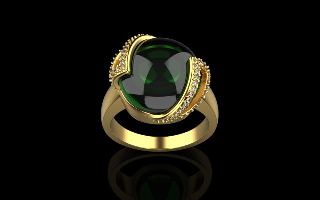 Ring 4571 3D 打印模型 .c4d .max .obj .3ds .fbx .stl .blend