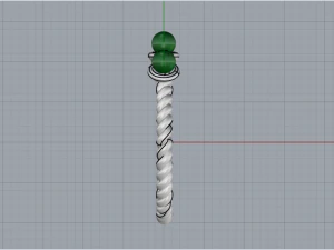 Ring with pearls 4558 3D Print Model