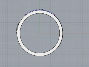 Ring with animals 4508 3D Print Model