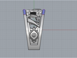 Ring with animals 4508 3D-printmodel