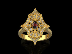 リング 4431 3Dプリントモデル