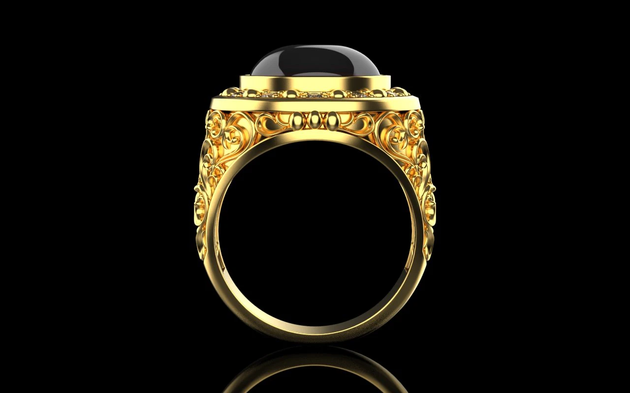 Ring 4399 3D Print Model .c4d .max .obj .3ds .fbx .stl .blend 