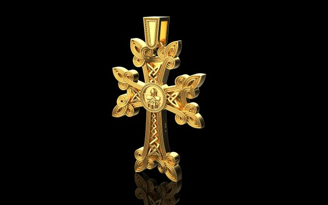 Cross 5 3D 프린트 모델 .c4d .max .obj .3ds .fbx .stl .blend 