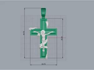 Cross 25 3D Print Model