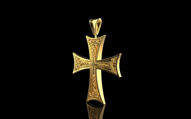 Cross 1829 3D प्रिंट मॉडल .c4d .max .obj .3ds .fbx .stl .blend 