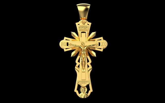 Cross 2050 3D Print Model .c4d .max .obj .3ds .fbx .stl .blend 