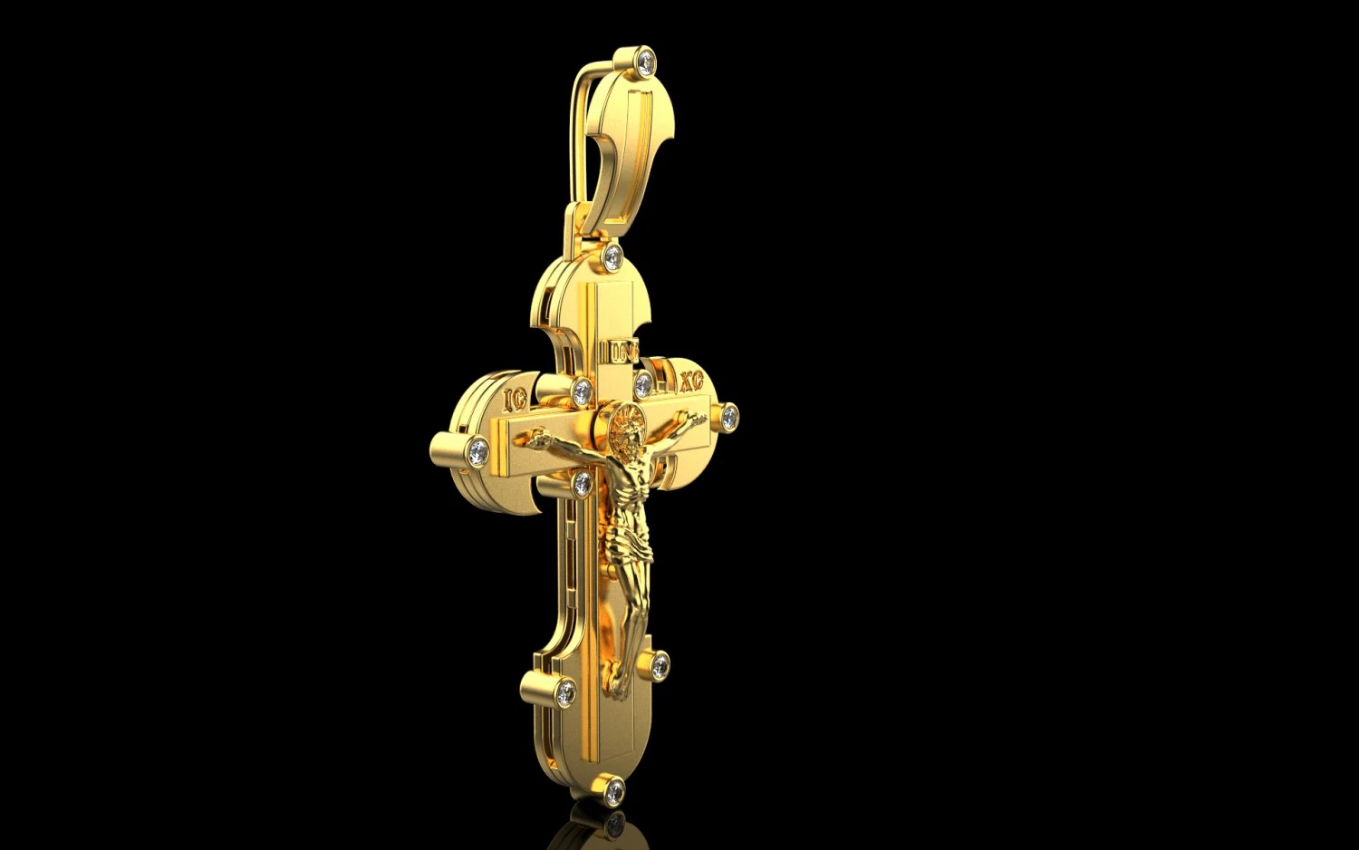 Cross 3051 3D Print Model .c4d .max .obj .3ds .fbx .stl .blend 