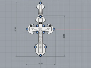 Cross 3051 3D Print Model