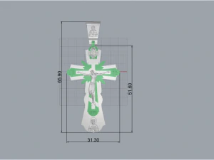 Cross 4423 3D Print Model