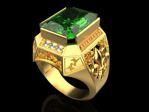 Ring 957 3D Принт Модель