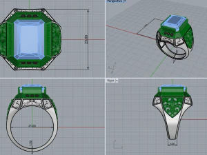 Ring 957 3D Print Model