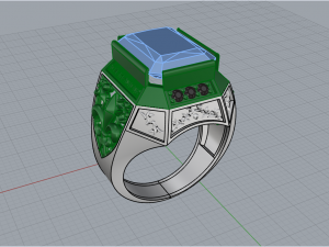 Ring 957 3D Принт Модель