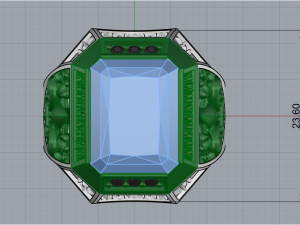 Ring 957 3D Принт Модель