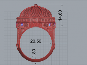 Ring 1841 3D Print Model