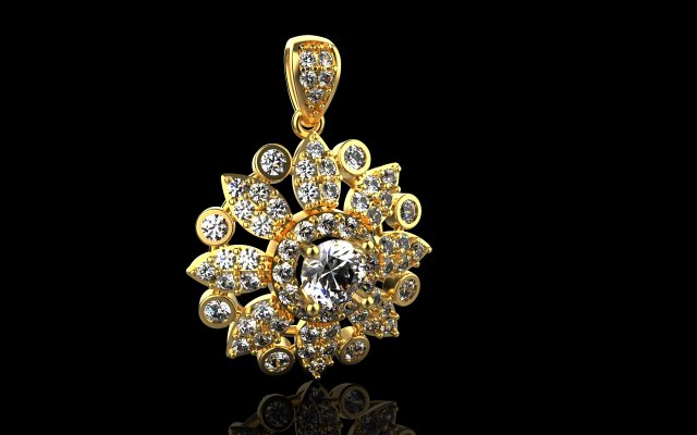 Pendant 3 3Dプリントモデル .c4d .max .obj .3ds .fbx .stl .blend 