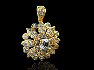 Pingente 3 Modelo de Impressão 3D