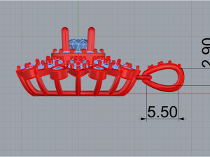 Pendant 3 3Dプリントモデル