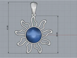 Pendant 90 8 3D Print Model