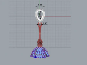 Pendant 1708 3D Print Model
