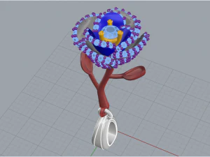 Pendant 1708 3D Print Model