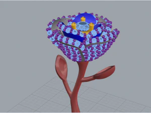 Pendant 1708 3D Print Model