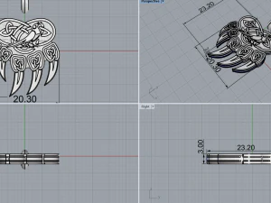 Pendant 3045 3D Print Model