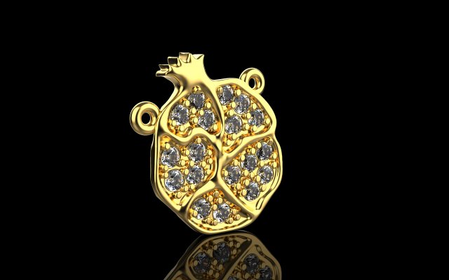 Pendant Pomegnatate 3781 3D 打印模型 .c4d .max .obj .3ds .fbx .stl .blend 