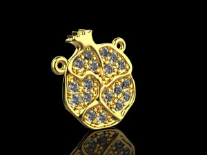 Кулон Гранат 3781 3D Принт Модель