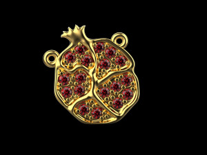 Pendant Pomegnatate 3781 3D 打印模型