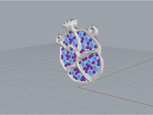 Pendant Pomegnatate 3781 3D 打印模型