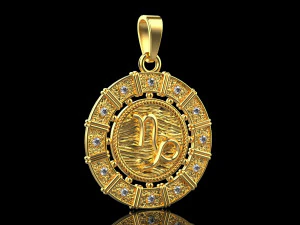 Zawieszka Koziorożec 4302 Model do druku 3D