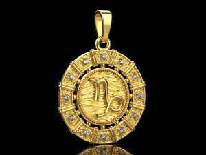 Pendant Capricorn 4302 Modello di stampa 3D